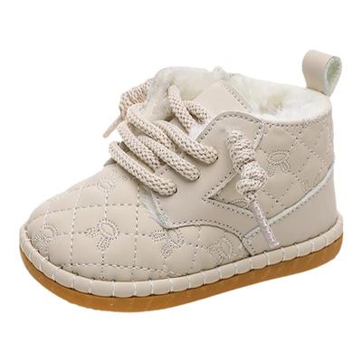 宝宝棉鞋男女童加绒保暖婴儿鞋子