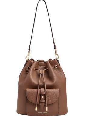 【年中折扣】CHARLES&KEITH26夏新款CK2-60151619简约风水桶包