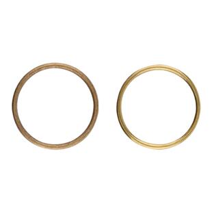 铜圈铜环圆环无缝黄铜实心五金金属环配件DIY手工饰品加厚铜圈环