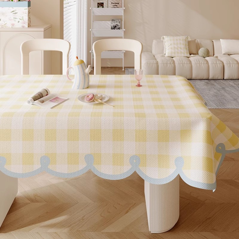 格调ins风桌布桌垫2024餐桌防油面奢感免洗新款防水保护轻垫高级