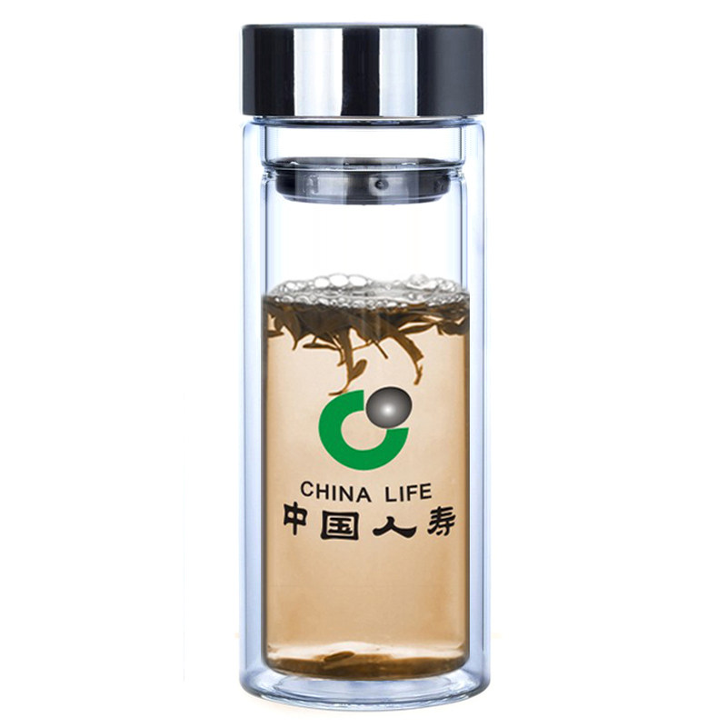 渊之源礼品双层玻璃杯