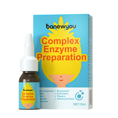 伴乐优复合消化酶婴幼儿综合蛋白酶宝宝肚肚不适新西兰进口健敏兴