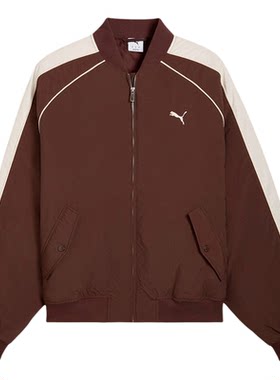 PUMA彪马男装女装棉服冬季新款t7宽松夹克保暖外套636859-13