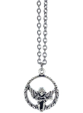 sicilyzee天使项链潮女街头学生