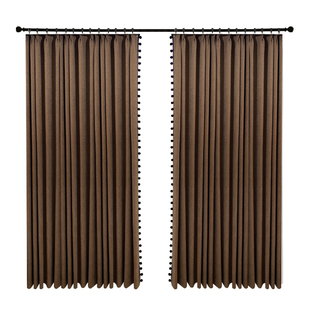 【尚拉维】图森麻窗帘客厅卧室阳台遮光窗帘中古棉麻原版高端窗帘