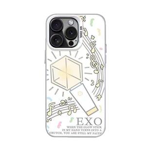 EXO男团应援棒iPhone17ProMax彩银手机壳13/12mini华为7/8p荣耀16/15Pro小米11红米14plus高级x/xs防摔手机壳