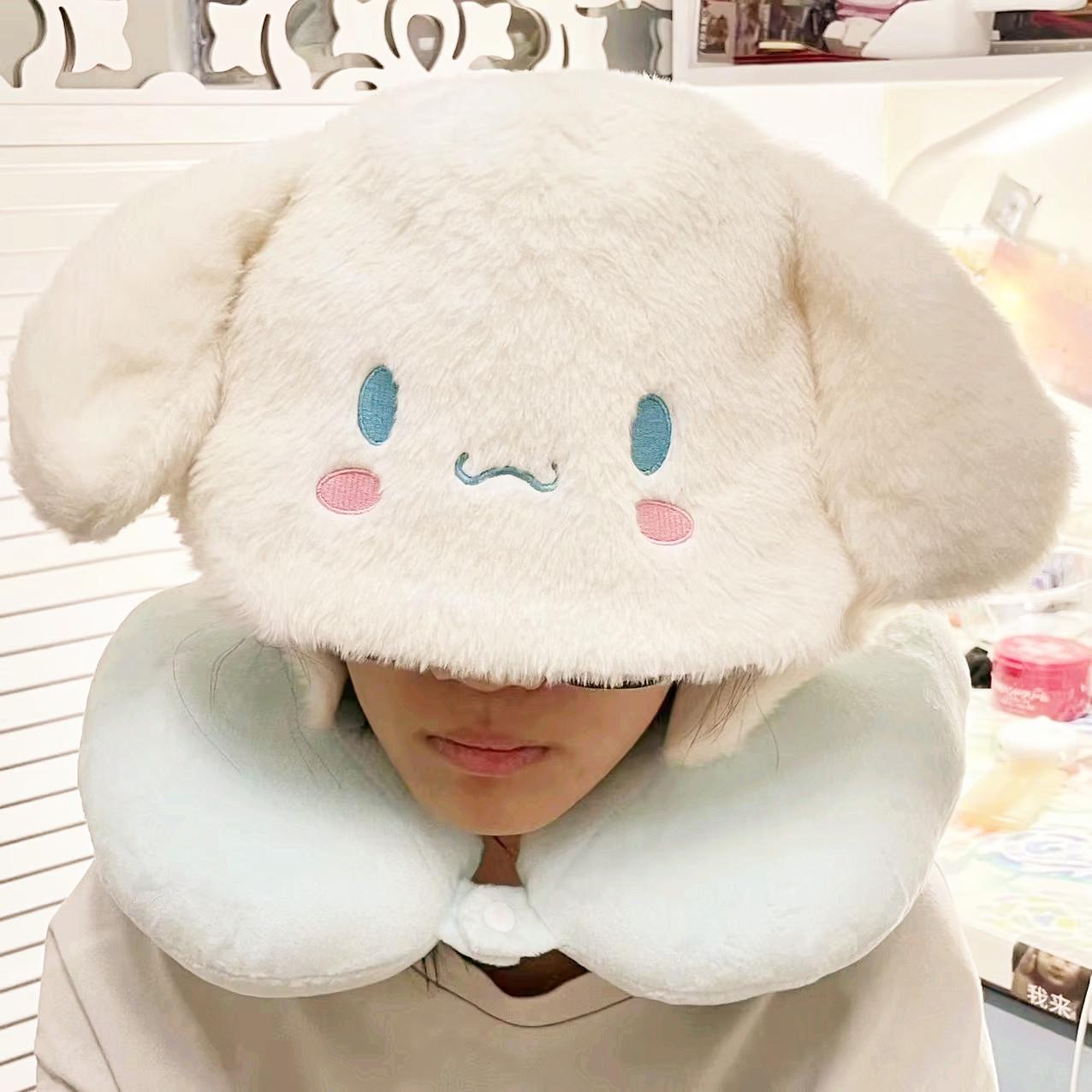 带帽u型枕脖枕护颈枕午睡靠枕头颈椎旅行车用便携办公室脖子睡觉