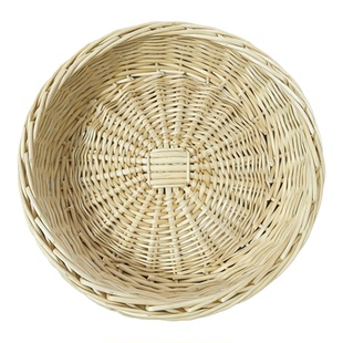 柳编收纳筐馒头筐馍筐家用藤编笸箩水果篮编织筐柳条整理筐工艺品