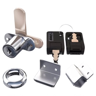 双开柜门锁对开门柜子暗锁铁皮文件柜锁衣柜抽屉锁橱柜锁鞋柜搭扣