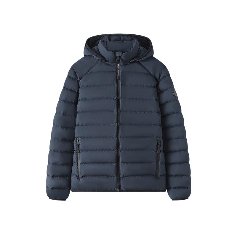 【自营】Marc O'Polo【品牌经典系列】鹅绒可脱卸帽轻薄羽绒服男
