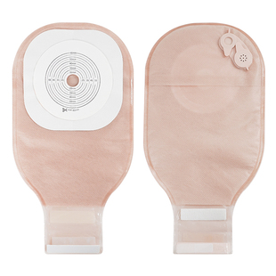 医用造口袋一件式双孔排气除臭大便造瘘袋可冲洗直肠改道肛门袋