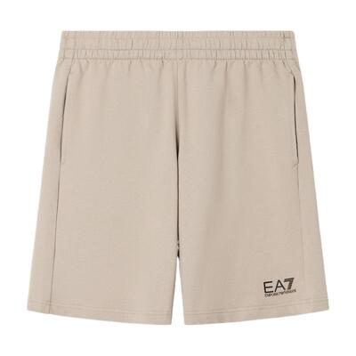 EA7/阿玛尼男士纯棉直筒户外短裤