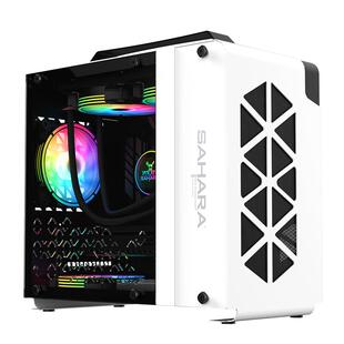 撒哈拉立方体L1 电脑机箱台式i全侧透便携式MATX小主机箱游戏水冷
