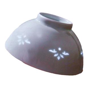 云遇川青白玲珑碗碟景德镇高温高白瓷餐具套装碗碟套装中式餐具碗