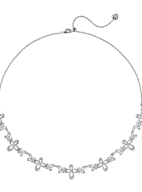 Onchic浮梦花影项链锁骨链女高级