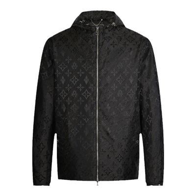 曼加龙秋冬夹克提花连帽