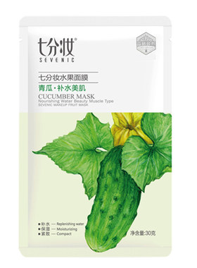 40片七分妆水果面膜补水保湿紧致