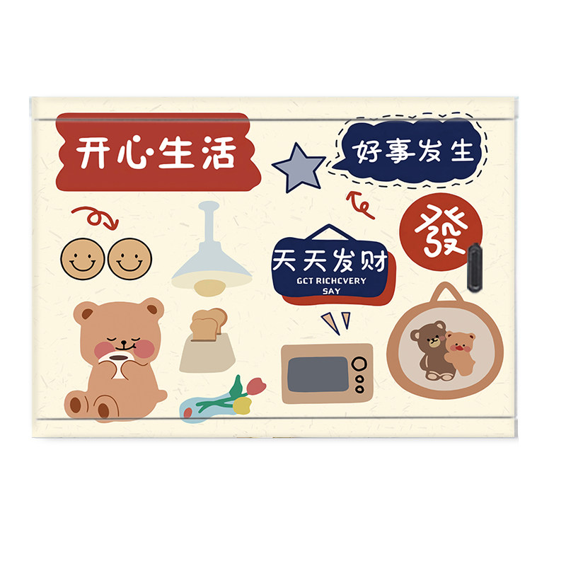 新中式字画自粘可定制电表箱贴纸