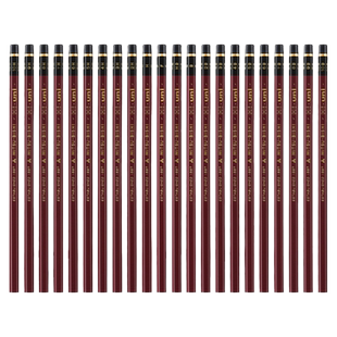 日本uni三菱HI-UNI硬度测试铅笔10B-10H美术2B考试绘图HB素描写字作业铅笔质感显档次笔触细腻不易断芯22种