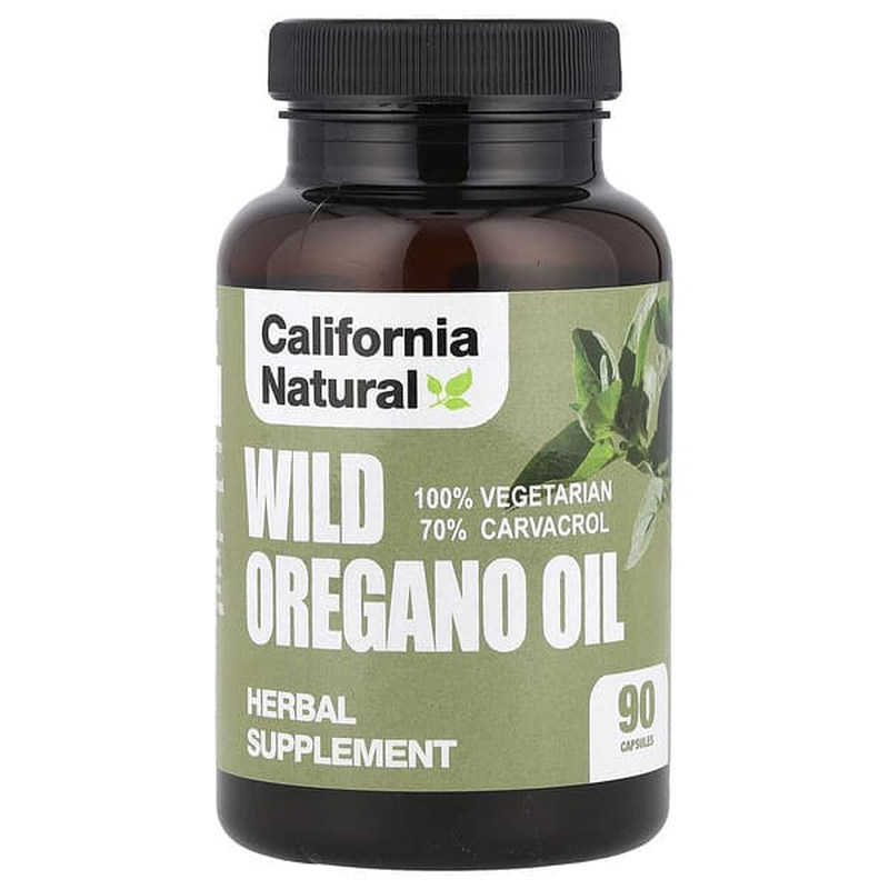 CaliforniaNatural天然牛至油胶囊支持消化系统呼吸道健康