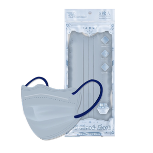 日本Morandi Co云朵口罩立体3D拼色耳绳美颜小颜薄款防脱妆透气