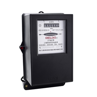 德力西三相四线有功电度表 机械电表DT862-3*1.5(6)A 60A 80A100A