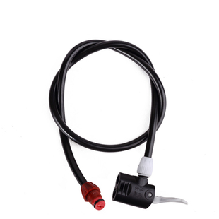 欧耐打气筒气嘴充气头配件气带多用英嘴美嘴转换头一体自换嘴夹子