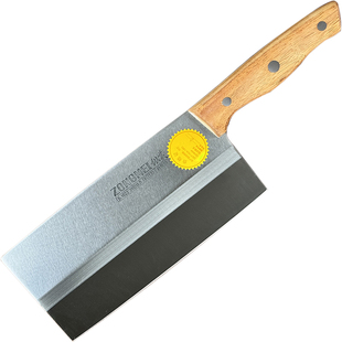 马氏体不锈钢2号斩切两用刀家用锋利菜刀厨房刀具切片菜肉刀开刃