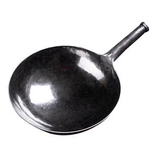 炒锅王玉池章丘手工铁锅数万锤家用炒菜锅老聂家锻打无涂层不粘锅