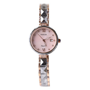 正品poscer宝时捷手表女表女士石英表钨钢手链韩版潮流保时捷8269