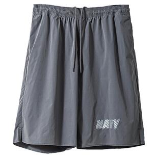 上弹工装美式复古NAVY反光松紧腰短裤宽松透气速干运动训练裤男夏