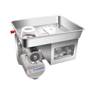 正元灌肠大功率不锈钢多功能切肉绞肉机商用碎肉绞切机肉铺用ZY-5