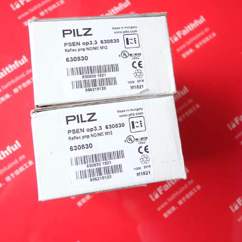 议价Pilz 630830 皮尔磁全新反射传感器 PSEN op3.3 Reflex NO/NC