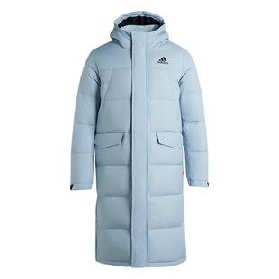 拒水长款休闲保暖鸭绒羽绒服男女秋冬adidas阿迪达斯轻运动