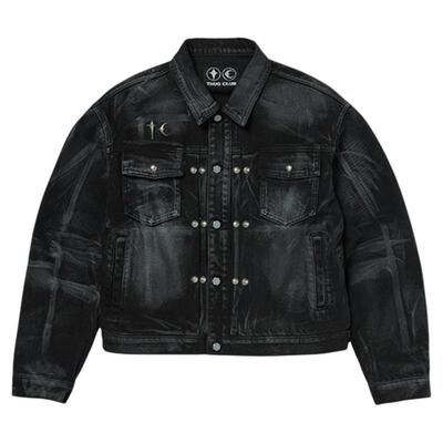 Thug Club 25SS Leave a Trace Denim Jacket
