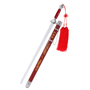 武术训练太极表演软响剑汉服古装拍照古典舞蹈转剑剑花比赛未开刃