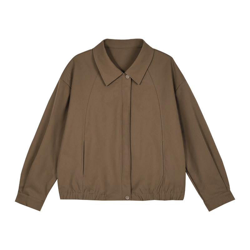 棒球服女休闲外套翻领夹克上衣