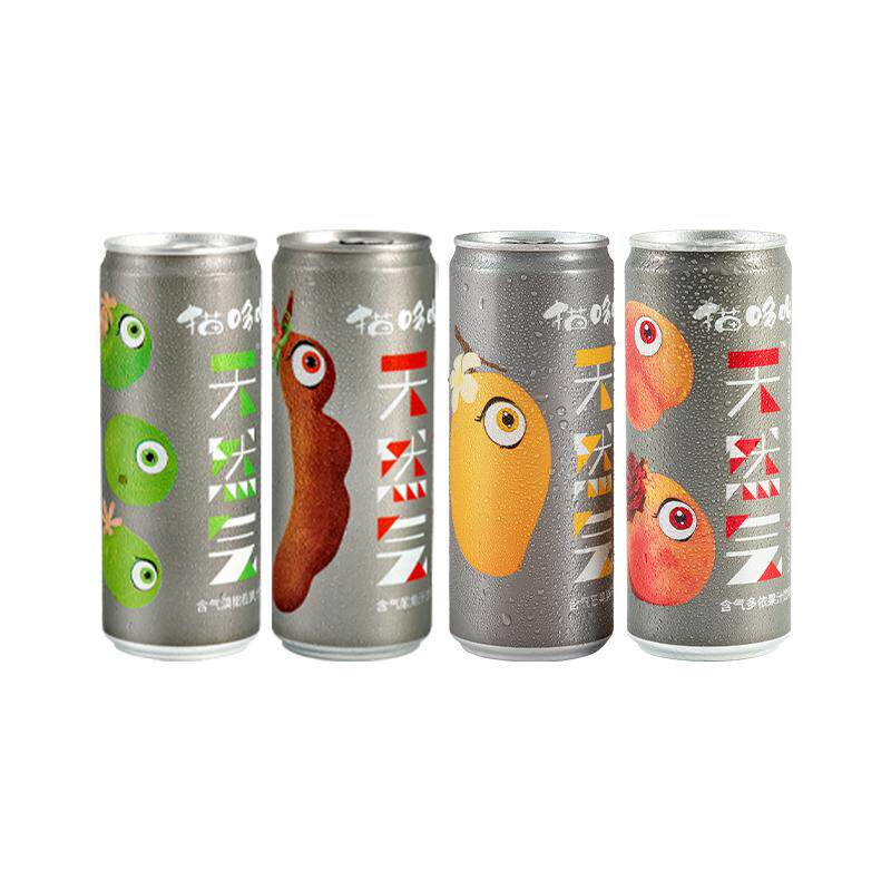 猫哆哩气泡果汁饮料芒果酸角橄榄0防腐剂夏季清爽汽水饮品天然气