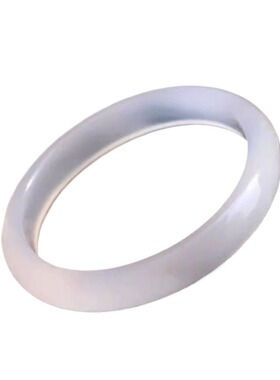 玛瑙玉髓手镯白月光荔枝冻