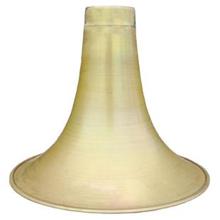 唢呐碗子黄铜板一体制作无打磨原坯喇叭专业D调降B调大中小号齐全