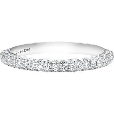 debeers戴比尔斯半圈镶钻白金