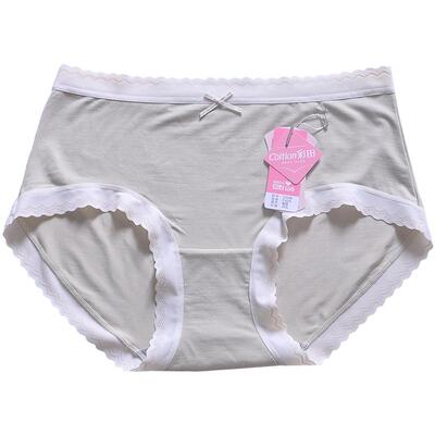 彩田女三角裤超大码包臀纯色轻薄