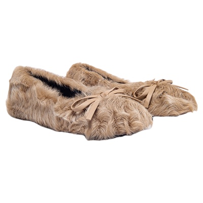 MESSRSDING复古毛毛鞋外穿一脚蹬