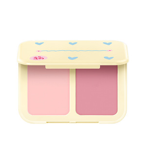 送粉扑元气法则双拼腮红膏女哑光膨胀色提亮显色三合一腮红光修容