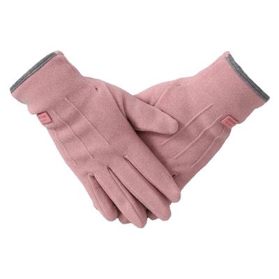 手套女秋冬季防风加绒保暖触屏