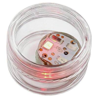 电动车红蓝免接线防水爆闪警示灯