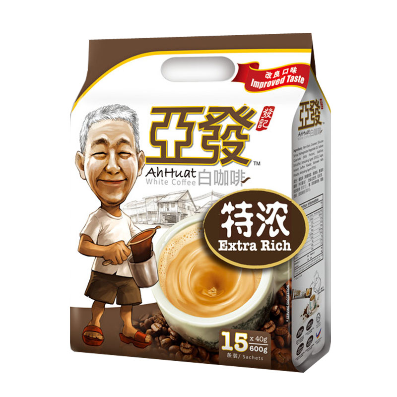 亚发进口香醇特调榛果味白咖啡