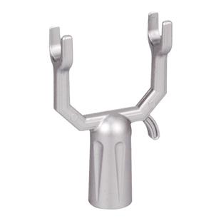 合金晾衣叉头 晾衣杆叉头挂衣杆晒衣叉挂钩撑衣杆金属头 永固五金