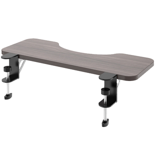 电脑办公手托架桌面延长板免打孔书桌扩展神器加宽电脑桌折叠收纳