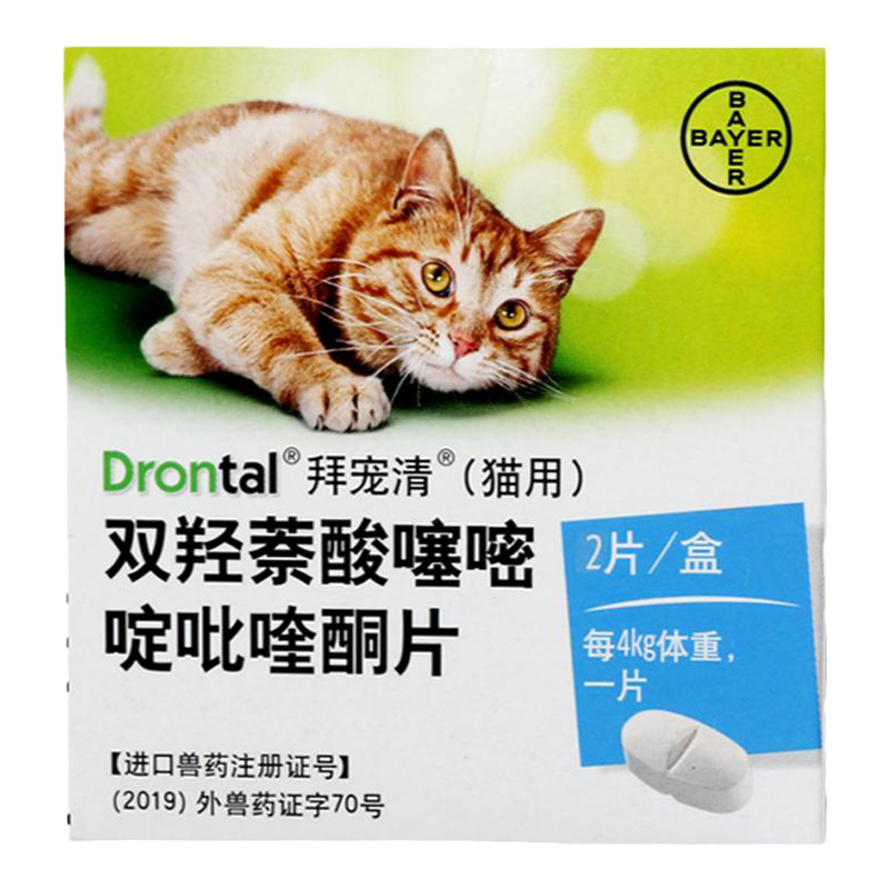 猫咪驱虫药进口内外驱虫